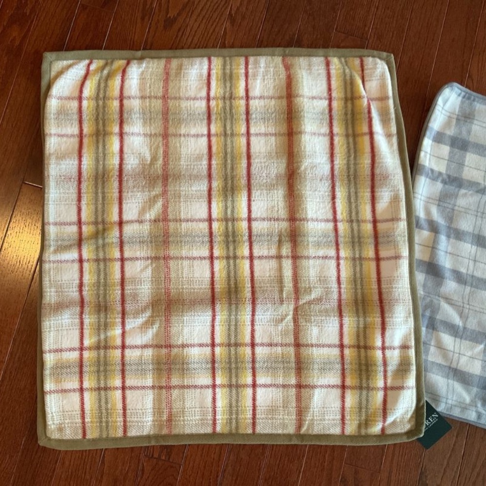Ralph Lauren Plaid Throw Pillow Cover